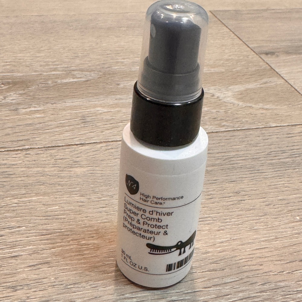 Number‎ 4 High Performance Hair Care Lumiere d'hiver Super Comb Prep Spray 1 OZ